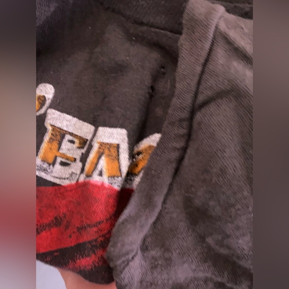 Rare 70s kill em all distressed T shirt - Picture 6 of 6